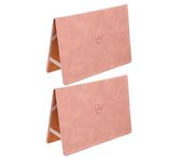 Gatuida 2pcs Faux Leather Birth Certificate Holder Portable Certificate Organizer Sleeve for Secure Document Storage Lightweight Protector for Vital Records for Newborns