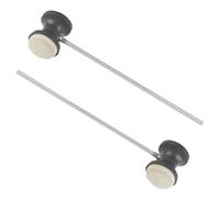 Gatuida 2Pcs Felt Drum Pedal Hammers Replacement Parts for Percussion Instruments Stainless Steel Body for Drummers of All Levels Enhance Sound Quality and Response