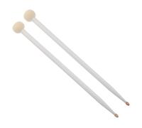 Gatuida 2pcs Felt Head Hard Maple Timpani Mallets for Snare Drums Orchestral Percussion Stick Drum Kit Accessories for Rock Band Rhythm Use