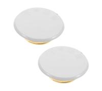 Gatuida 2pcs Fire Sprinkler Flange Replacements Sprinkler Head Guards Pipe Cover Golden