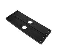 Gatuida 2Pcs Fishing Rod Holder Mounting Base for Kayak and Canoe Plastic Pole Rack with Secure Side Bracket Lightweight and Compact Design for Freshwater Fishing Trips