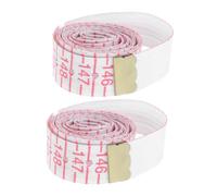 Gatuida 2pcs Flexible Braille Tape Measure for Blind with Clear Tactile Scales Durable Ruler Precision Measuring Tool for Vision Impaired Learning and Sewing
