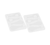 Gatuida 2Pcs Flexible Silicone Token Mold for Craft Shopping Cart Coin Shape for DIY Key Rings Easy to Demold Durable Mold for Unique Crafts