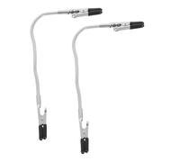 Gatuida 2pcs Flexible Soldering Wire Holders with Double-ended Insulated Clamps for Electronics Repair and Crafts Adjustable Photo and Memo Clip Display Tool