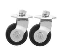 Gatuida 2pcs Front Floor Jack Casters Heavy Duty Replacement Wheels for Hydraulic Trolley Jack Compatible and Easy to Install