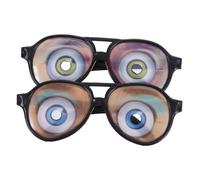 Gatuida 2Pcs Funny Halloween Glasses Novelty Party Props for Masquerade and Sports Events Lightweight Disguise Eyewear for Family Gatherings and Friends Photo Interaction