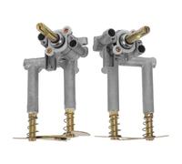 Gatuida 2PCS Gas Burner Valve Control Knob Set - Electric Commercial Valve Replacement for Restaurant and Hotel Kitchen Use - Stove Handle for Ovens Cooktops Grills