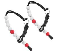 Gatuida 2Pcs Golf Stroke Counter Beaded Scoring Keeper Lightweight Wrist Score Counter for Accurate Golf Shot Counting Outdoor Accessories for Men Women