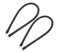 Gatuida 2pcs Gooseneck Arm Extension Tube - 1/4" Threads Flexible 19.65" Gooseneck for Mobile Phones Cameras Mic Lighting Stands Tripods Rigs Clamp Supplies