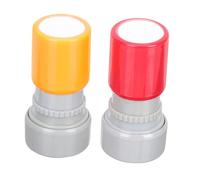 Gatuida 2Pcs Guitar Chord Stamps Lightweight Practice Tool for Beginners Acoustic Electric Ukulele Stringed Instruments Red Orange