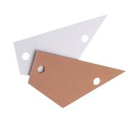 Gatuida 2pcs Guitar String Measuring Ruler Aluminum Fretboard Feeler Gauge Instrument Tool for Acoustic Electric Bass Guitar Repair and Setup Lightweight Compact Design with Smooth Edges