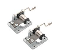 Gatuida 2pcs Hand Crank Music Box Mechanism Eight Tone Music Box Movement for DIY Craft Projects for Creative Present Making