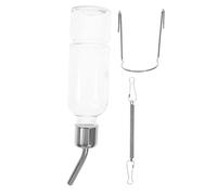 Gatuida 2pcs Hanging Pet Water Bottles Stainless Steel Ball Feeder for Guinea Pigs Hamsters Portable Water Dispenser Stable Design Prevents Spills for Travel and Home Use