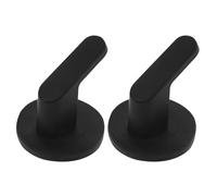 Gatuida 2pcs Heavy Duty Magnetic Garage Hook - Magnet Hooks for Power Drill Garden Tools Hose Pegboard Garage Workshop - Coat Hanging Black