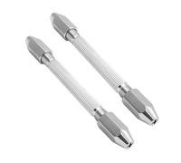Gatuida 2pcs Hexagonal Pin Vise Hand Drill Double-ended Mini Drill Bit Holder for Watch Repair Jewelry Tool Precision Wire Twisting Clamp