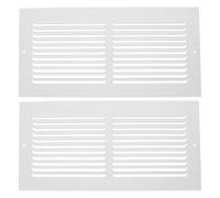 Gatuida 2pcs HVAC Ventilation Grille Steel Return Air Filter Grill 16X8"