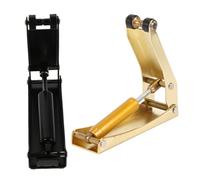 Gatuida 2PCS Hydraulic Piano Fallboard Buffer Slow Descend Control Device with Protection Easy Installation Gold Black Finish for Safety and Piano Cover Preservation