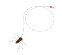 Gatuida 2pcs Interactive Insect Refills for Indoor Kittens Long String Design Engaging Cat that Mimic Real Insects for Enhanced Playtime and Agility