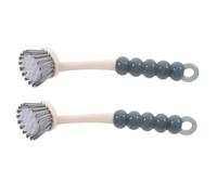 Gatuida 2pcs Kitchen Dish Brush with Plastic Bristles, Multifunctional Clean Brush for Dish Cleaning, Sturdy Kitchen Cleaning Tool for Washing up