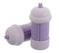 Gatuida 2pcs Leakproof Silicone Travel Skincare Bottles, 4-in-1 Portable Squeezable Toiletry Set with 60ml Capacity, Impact-resistant Reusable Containers for Business and Camping