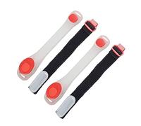 Gatuida 2pcs Light Up Sports Wristbands Luminous LED Arm Bands for Night Running Jogging Outdoor Activities Flexible Lightweight Safety Bands