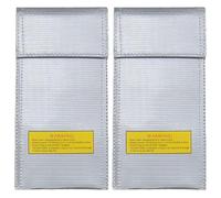 Gatuida 2pcs lipo battery Storage Box, Fireproof Explosion-Proof, 8x4"