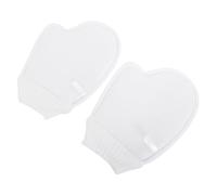 Gatuida 2pcs Loofah Gloves Exfoliating Bath Scrub Gloves Shower Scrubber for Body Massage and Cleansing