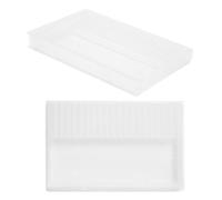 Gatuida 2pcs Manicure Drill Bit Storage Organizer Box with 20 Holes Portable Nail Drill Bits Holder Dustproof Flip Cover Manicure Tool Case for Nail Salon Use