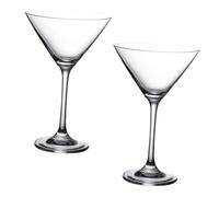 Gatuida 2Pcs Martini Cocktail Glasses Transparent Goblets for Bar Space-Saving Design with Stable Base Suitable for Whiskey Wine Vodka and Mixed Drinks