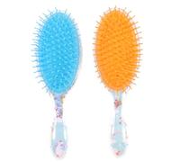 Gatuida 2Pcs Massage Comb Paddle Brush for Women Detangling Hairbrush with Smooth Rounded Teeth for Easy Grooming and Scalp Massage Unicorn and