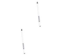 Gatuida 2pcs Metal Capacitive Stylus Pen for Touch Screens Dual Functionality for Tablets Smartphones and Laptops for Handwriting Drawing and Note-taking White