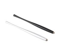 Gatuida 2pcs Metal Capacitive Stylus Replacable Fiber Cloth Tip for Touch Screen Writing Tool for Phone Tablet Mixed Colors