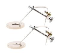 Gatuida 2pcs Metal Drum Dampening Pads for Snare Drum Sound Control Mute Silence Pads Easy Installation Percussion Mufflers