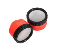 Gatuida 2pcs Metal Misting Nozzle Heads Mesh Atomizing Spray Tips for Garden Hose Irrigation Cooling Agricultural Greenhouse Use Design