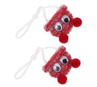 Gatuida 2pcs Mini Knitted Hamster Hat Crochet Costume for Small Animals Cute Pet Apparel for Guinea Pigs and Lizards Adorable Craft Accessory