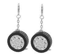 Gatuida 2pcs Mini Retractable Tape Measure Keychain Compact Alloy Measuring Tape for Home Office Construction Small Portable Measurement Tool
