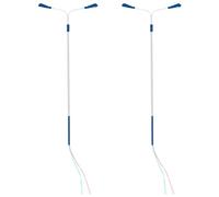 Gatuida 2Pcs Miniature Street Light Models for Sand Table Decoration Durable Road Lamp Props for Micro Landscape for Architecture Models and Garden Paths