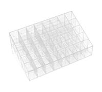 Gatuida 2pcs Multi-grid Lipstick Stand Desktop Organizer 40-slot Household Lipstick Rack Suitable for Makeup Vanity and Home Storage