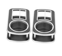 Gatuida 2pcs Multifunctional Car Cup Holder Organizer for Front Seat Sturdy Abs Car Center Console Storage for Phones Drinks Water Bottles Easy Installation Vehicle Accessories
