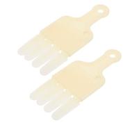 Gatuida 2pcs Multifunctional Reusable Beekeeping Jelly Scraper Pen Plastic Beige Tool for Apiculture and Beekeeping for Professional and Amateur Beekeepers