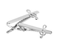 Gatuida 2pcs Music Note Tie Clips for Men Necktie Clasp Accessories for Business Attire Portable and Durable Enhances Professional Appearance