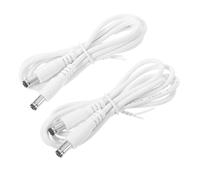 Gatuida 2pcs Nail Drill Cable Replacement for Nail File Handpiece with Precision Power and Stable Performance 1 Meter White Dc Cable for Manicure