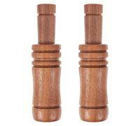 Gatuida 2pcs Natural Wooden Whistle: Goose Call And Duck Sound Simulation - Authentic Wildlife Bird Call Instrument For Outdoor Camping