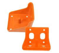 Gatuida 2pcs Nutrition Lick Brick Box for Livestock Thickened Plastic Salt Brick Holder Tray with Multiple Fixed for Cattle Sheep Horse Feeding and Salt Block Licking