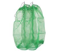 Gatuida 2Pcs Nylon Fishing Net Bags Portable Drawstring Fish Pouch Lightweight Replacement Nets for Outdoor Fishing