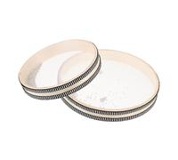 Gatuida 2pcs Ocean Hand Drum Percussion Instrument Set with Beads, 8-inch and 10-inch Musical Instruments for Kids, Boys and Girls Sensory Rhythm Toys