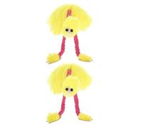 Gatuida 2pcs Ostrich Marionette Puppet: Wooden Ostrich Marionette With Strings - Plush Animal For Kids Puppet Shows Birthday Parties Creative Activities