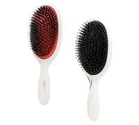 Gatuida 2pcs Paddle Hair Comb for Women Long Handle Massaging Detangling Brush for Curly Hair Boar Bristle Design to Reduce Frizz and Stimulate Scalp Care for Wet and Dry Use