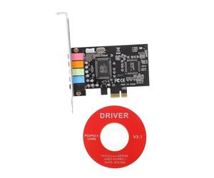 Gatuida 2pcs Pcie to Internal Sound Card Interfaces Digital Sound for Audio Enhancement in Gaming Setup