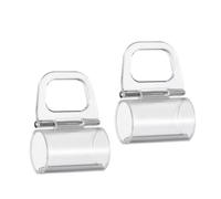 Gatuida 2pcs Plastic Roller Shade Grips, Cordless Window Blind Pull Handles, Lifting Clamps, Window Blind Clips Accessory for Easy Installation in Hotels and Offices